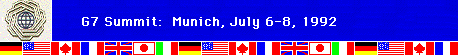 Munich, 6-8 July, 1992 -- G7 Summit